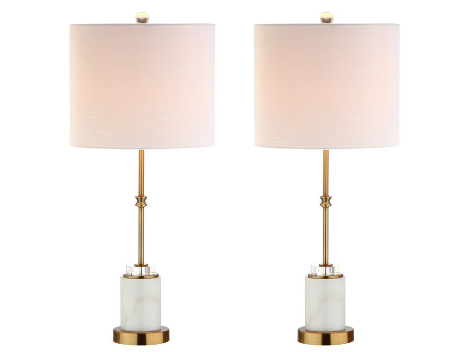 Harper Marble/Crystal LED Table Lamp