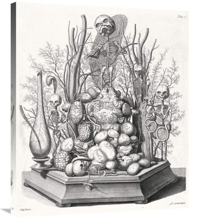 Ad. vivim Sculpsit-Canvas Art-30.6x36