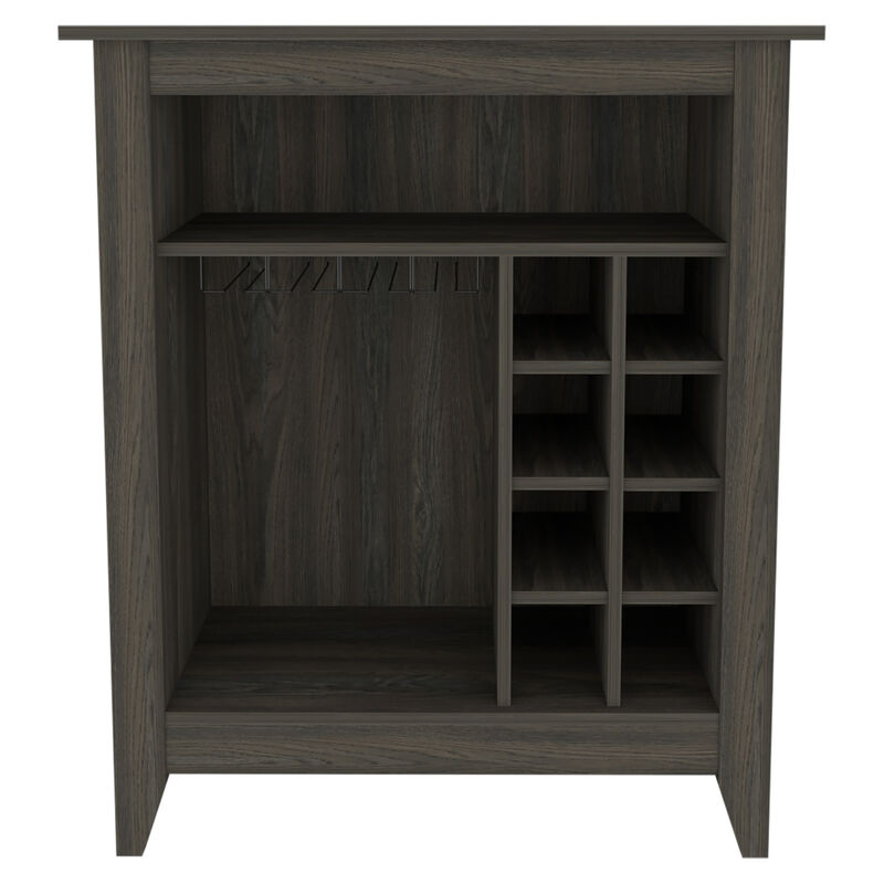 New Canaan 6-Bottle 1-Drawer 1-Shelf Bar Cabinet Carbon Espresso