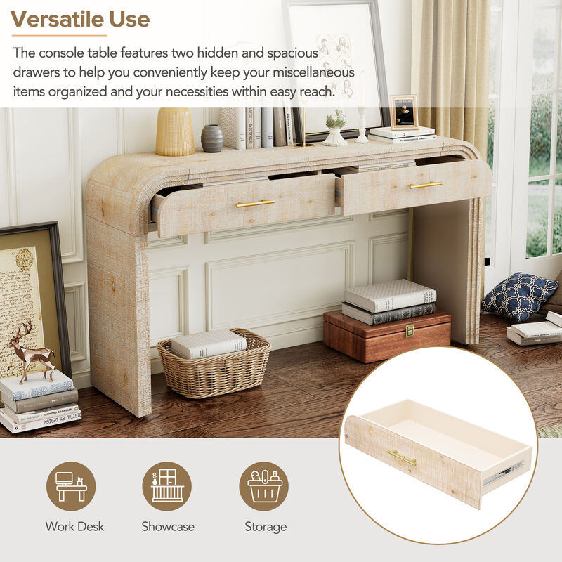 Merax Retro Open Style MDF Console Table