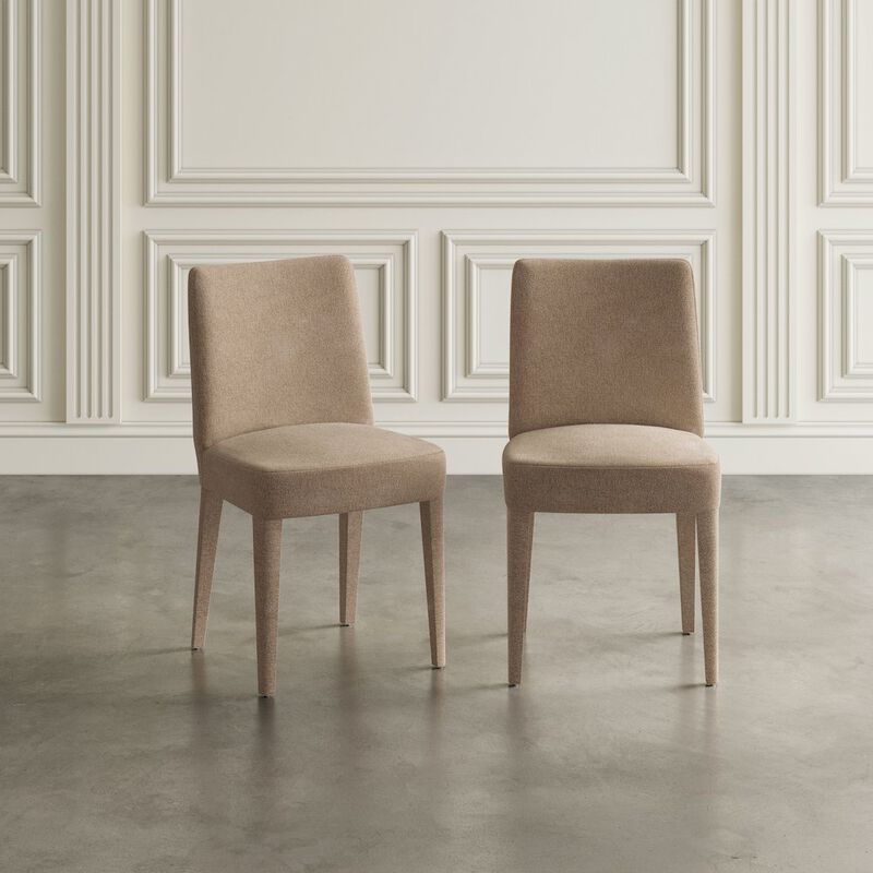 Jofran Mid-Century Modern Contemporary Upholstered Vintage Dining Chair (Set of 2)