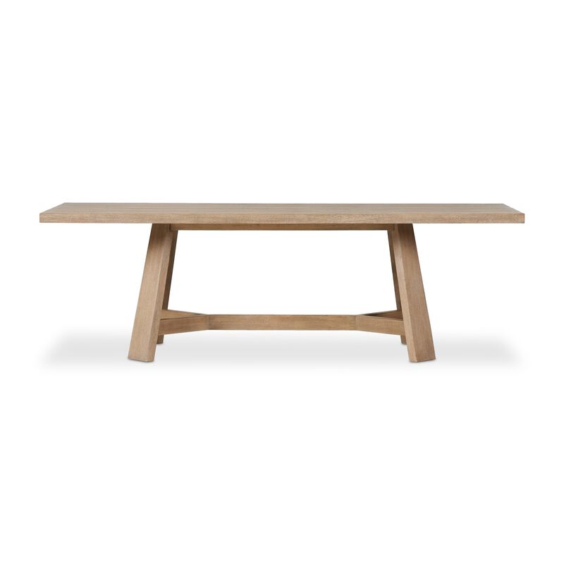 Munich 96" Warm Natural Oak Dining Table