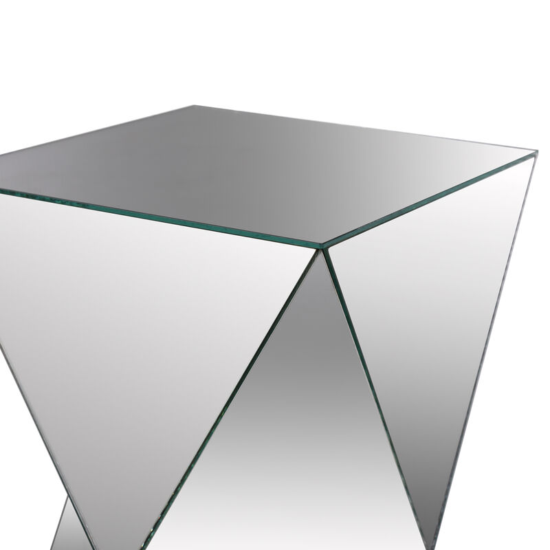 Clear Mirror Pedastal