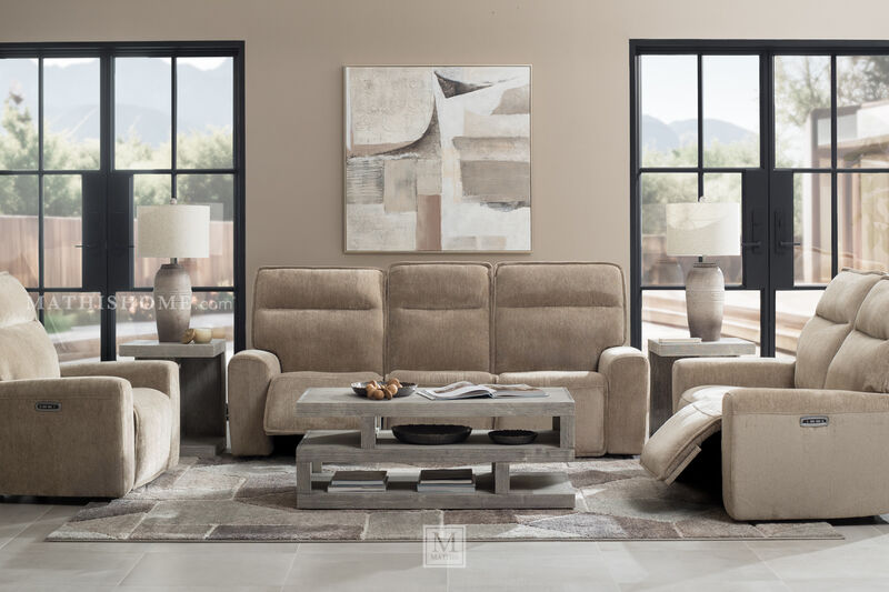 Putty Zero Gravity Power Loveseat