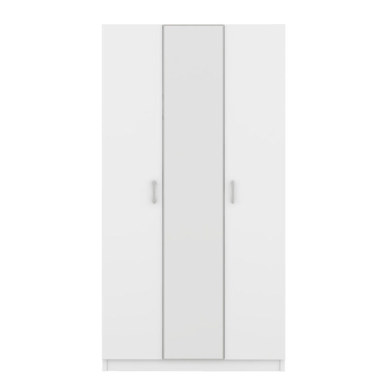 Merax 3 Door Wardrobe with Mirror