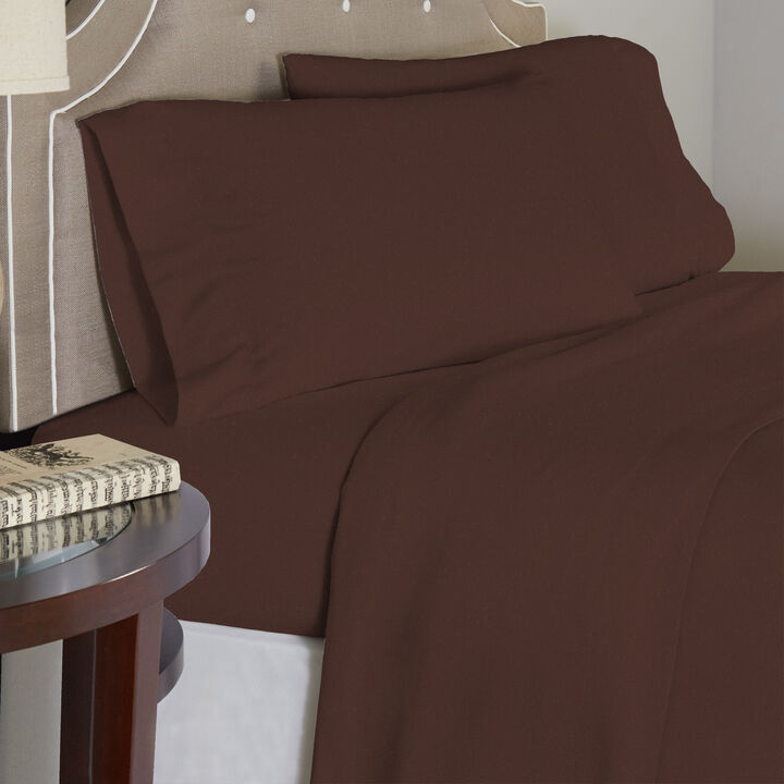 Pointehaven Superior Weight 175 GSM 100% Cotton Ashby Plaid Printed Flannel Deep Pocket 3 pc Sheet Set, Twin Extra Long