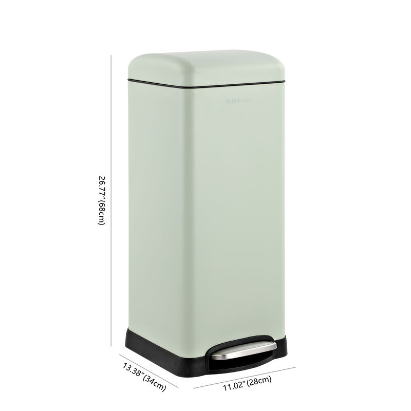 Betty Retro Step-Open Trash Can with Liners