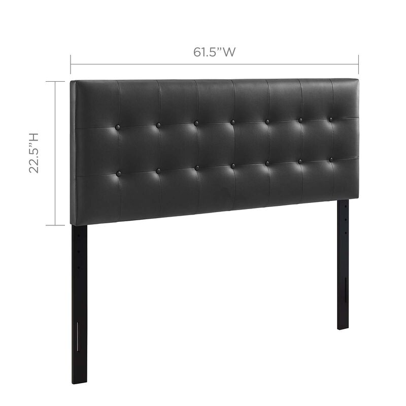 Modway - Emily Queen Upholstered Vinyl Headboard