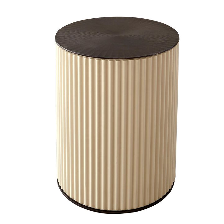 Camille Bronze Side Table