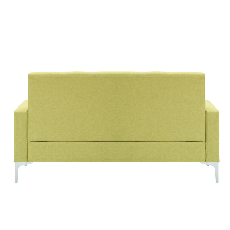 Merax Upholstered Loveseat Sofa with Hidden Storage