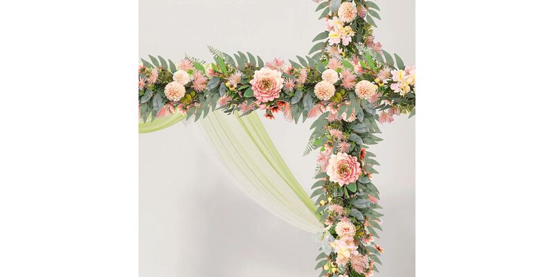 Flower Garland Faux Greenery