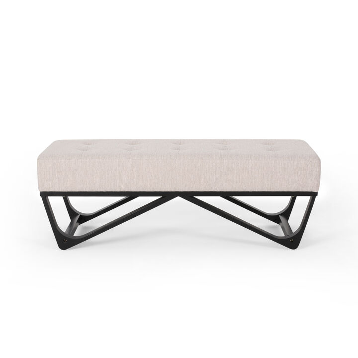 Merax Button-Tufted Ottoman Bench