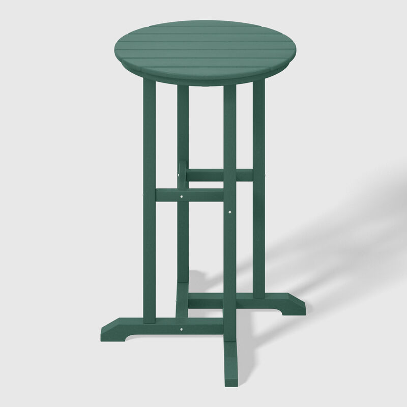 WestinTrends Outdoor Patio Counter Height Bar Stools Bistro Bar Table 4-Piece Set