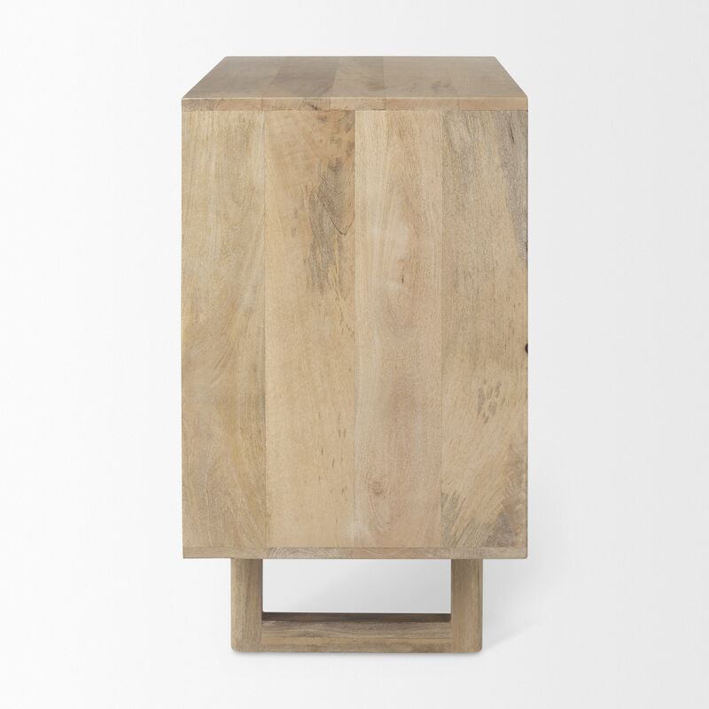 Grier Light Brown Accent Cabinet