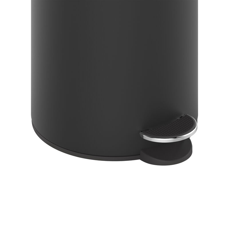 3.2 Gallon and 0.8 Gallon Stylish Step-On Wastebaskets