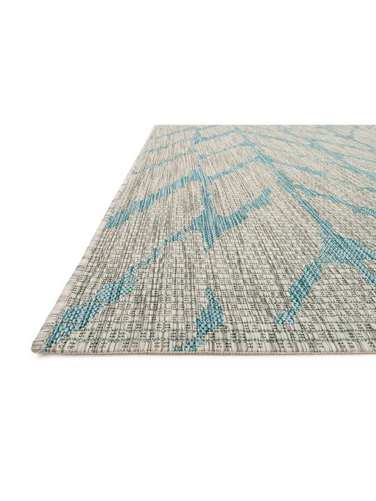 Isle IE02 Mist/Aqua 3'11" x 5'10" Rug