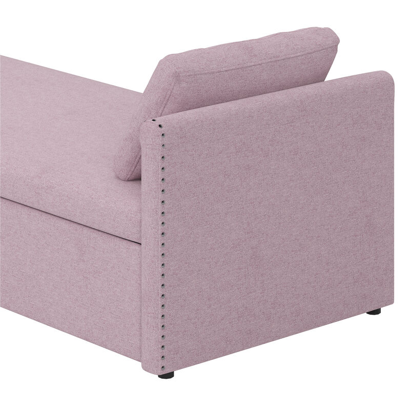 Merax Modern Upholstered Chaise Lounge Chair