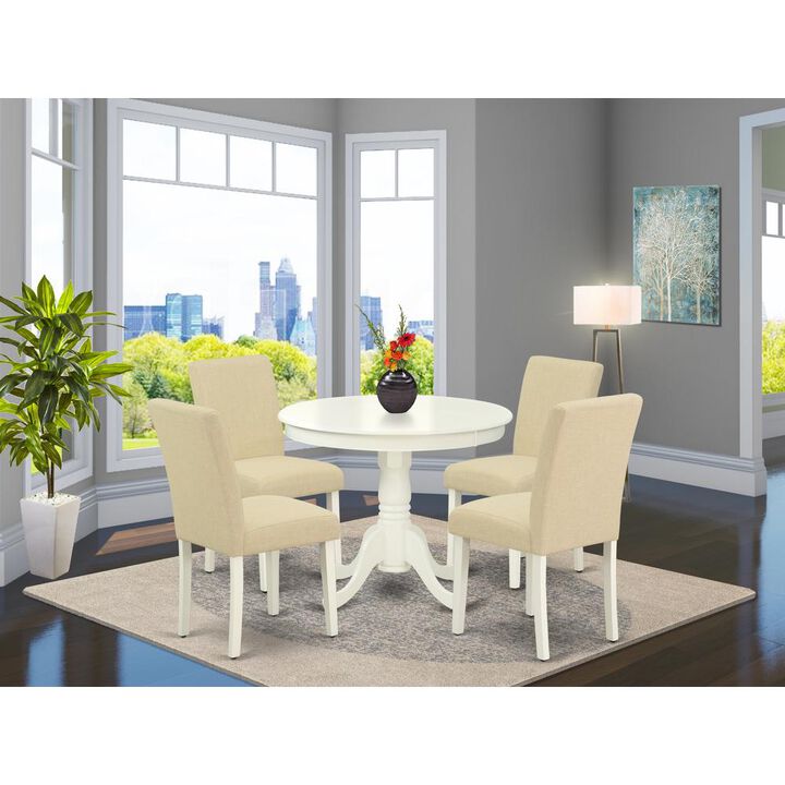 Dining Room Set Linen White