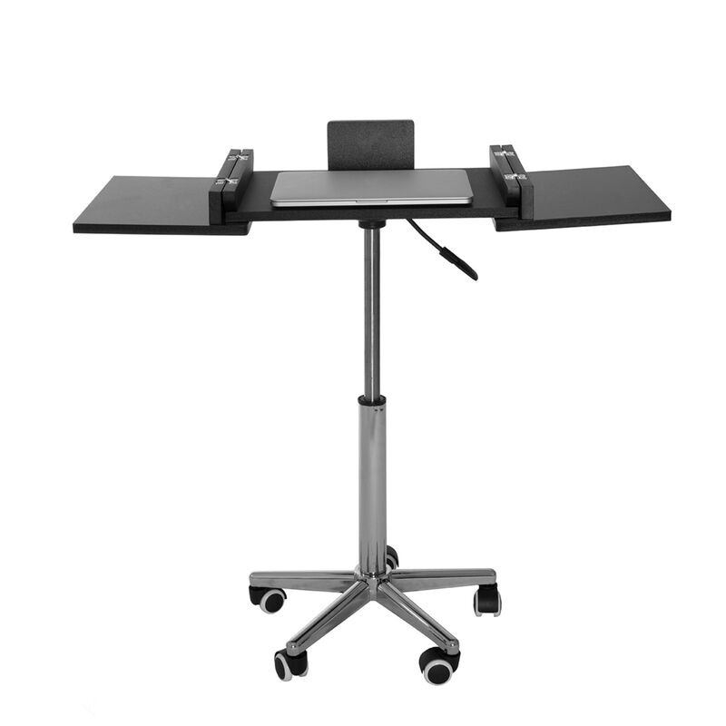 Folding Table Laptop Cart, Graphite