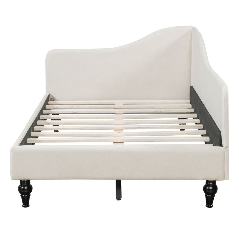 Merax L-Shaped Linen Upholstered Daybed