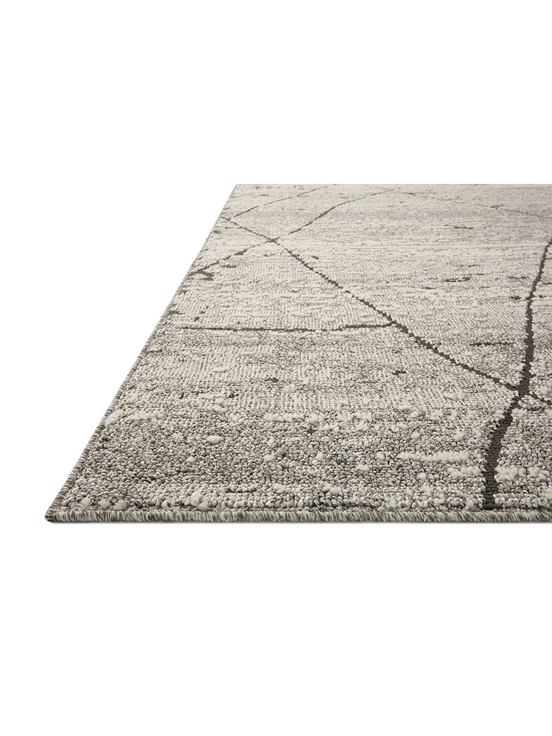Fabian FAB04 Grey/Charcoal 4' x 6' Rug
