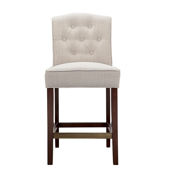 Gracie Mills Darah 26" Tufted Counter Stool