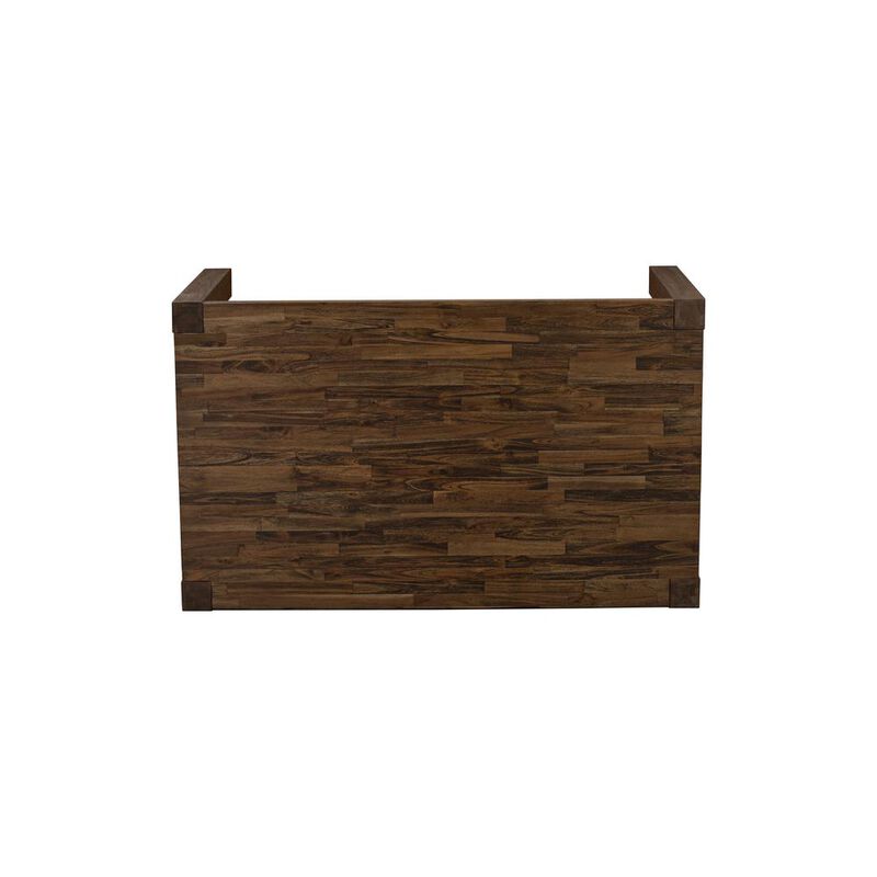 East West Furniture CN6-07-T  Beautiful Rectangular Table with Distressed Jacobean Color Table Top Surface and Asian Wood Dinette Table Wooden Legs - Distressed Jacobean Finish
