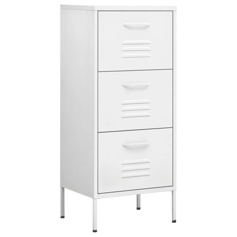 vidaXL Storage Cabinet 16.7"x13.8"x40" Steel