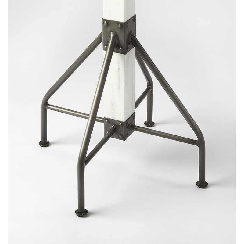 Square White Wood Coat Rack, Belen Kox