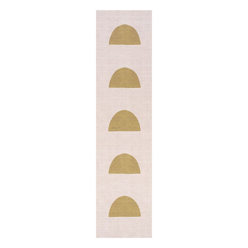 Luola Minimalist Geometric Machine Washable Area Rug