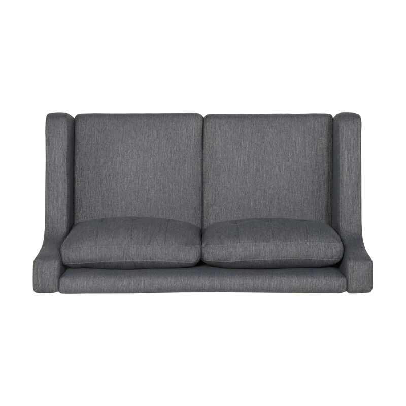 Mid-Century Modern Armchair with Sleek Walnut Finish