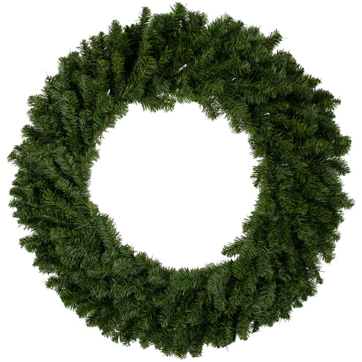 Canadian Pine Artificial Christmas Wreath  36-Inch  Unlit
