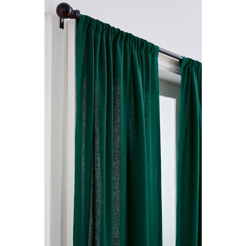 Solino Home 100% Pure Linen Curtain | Linen for Thanksgiving, Christmas