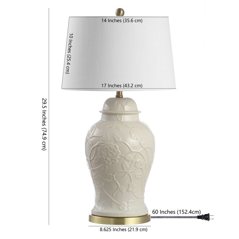 Naiyou Ceramic Classic Traditional LED Lamp Table Lamp