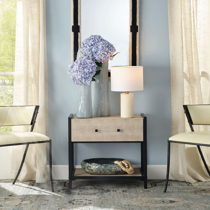 Cassius 1-Drawer Side Table
