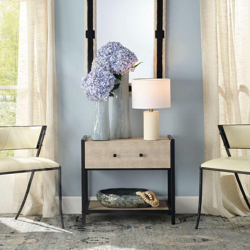 Cassius 1-Drawer Side Table
