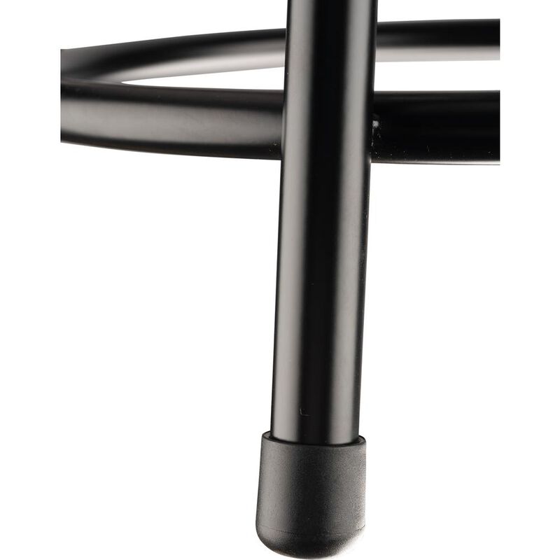 NPS® 30" Heavy Duty Vinyl Padded Steel Stool, Black