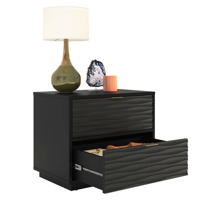 Morgan Main 2 Drawer Side Table