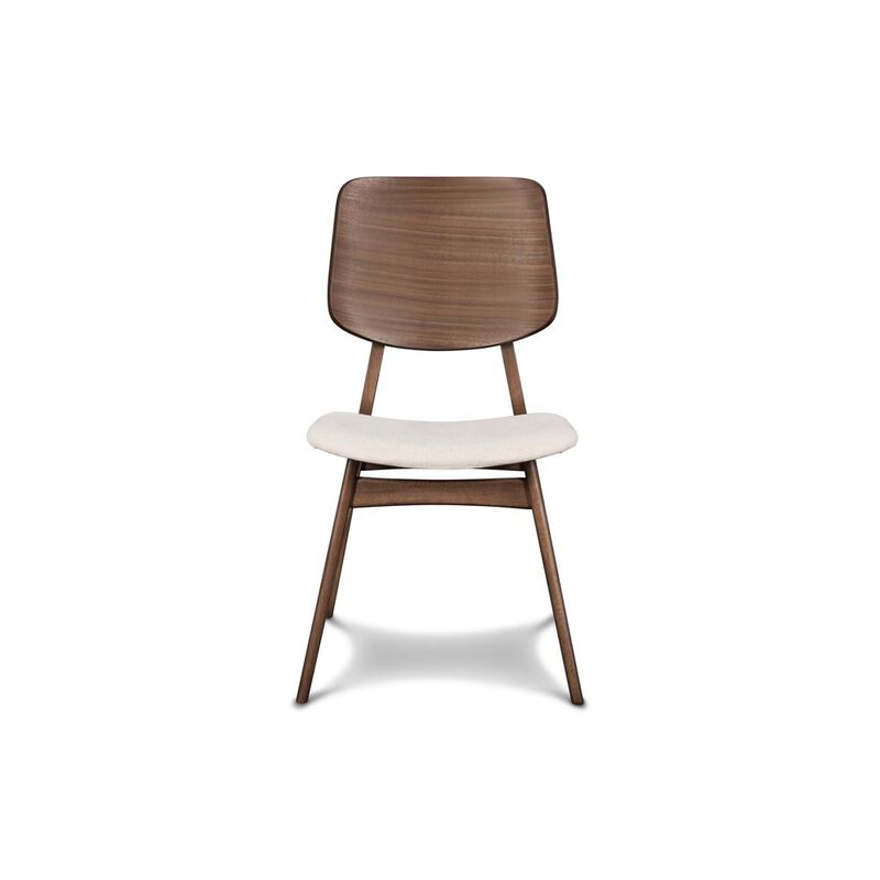 New Classic Furniture Furniture Oscar Solid Wood Dining Chair in Walnut (Set of 2)