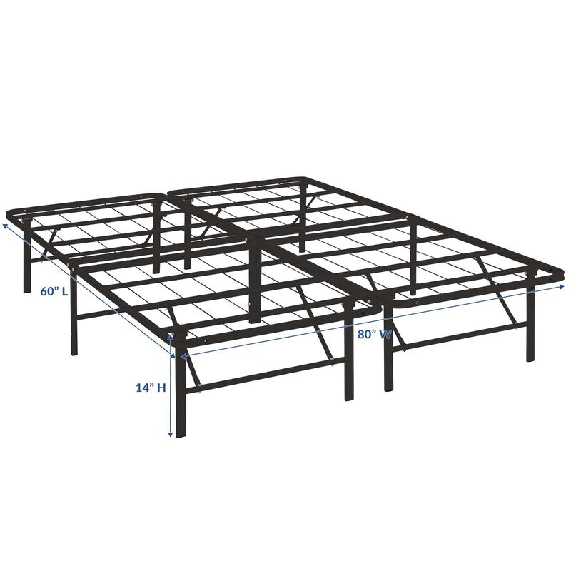 Modway - Horizon Queen Stainless Steel Bed Frame