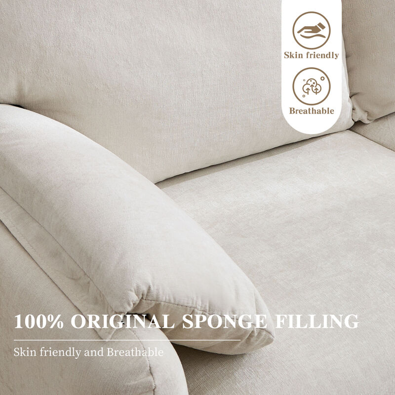 Merax Chenille 2-Seat Sofa for Living Room
