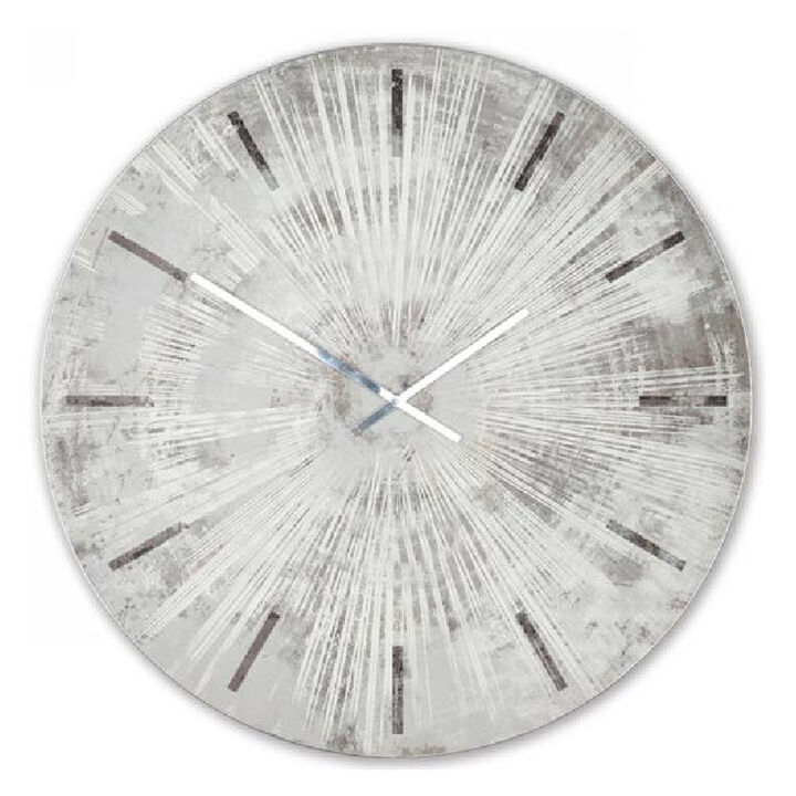 Gray Star Wall Clock