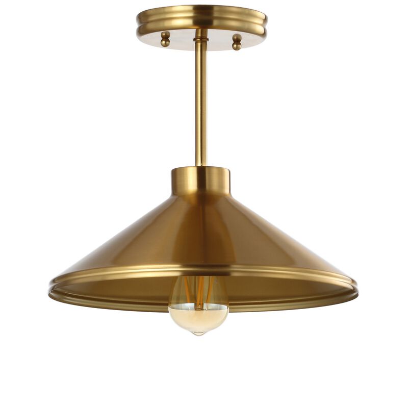 Cisco Iron Modern Farmhouse LED Semi Flush Mount