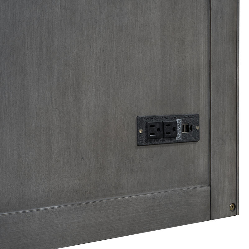 Merax Space-saving Murphy Bed with USB Port