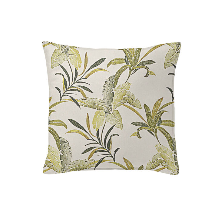 6ix Tailors Fine Linens Renee Palm Green Decorative Throw Pillows