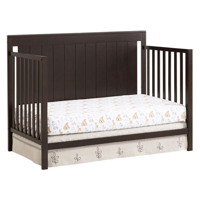Oxford Baby Lazio 4 In 1 Convertible Crib Espresso