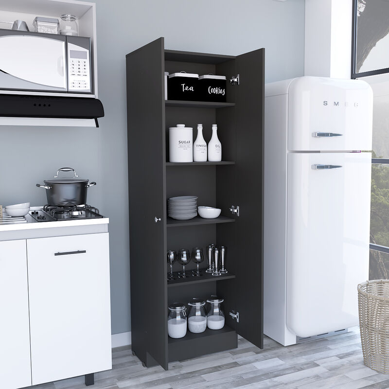 Storage Cabinet Pipestone, Kitchen, Black