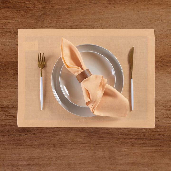 Solino Home 100% Pure Linen Dinner Napkins 20 x 20 Inch Set of 4 | Fete