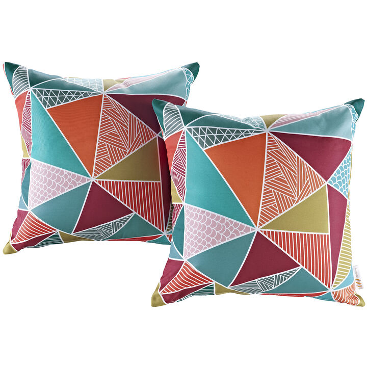 Mosaic Modway Two Piece Outdoor Patio Pillow Set