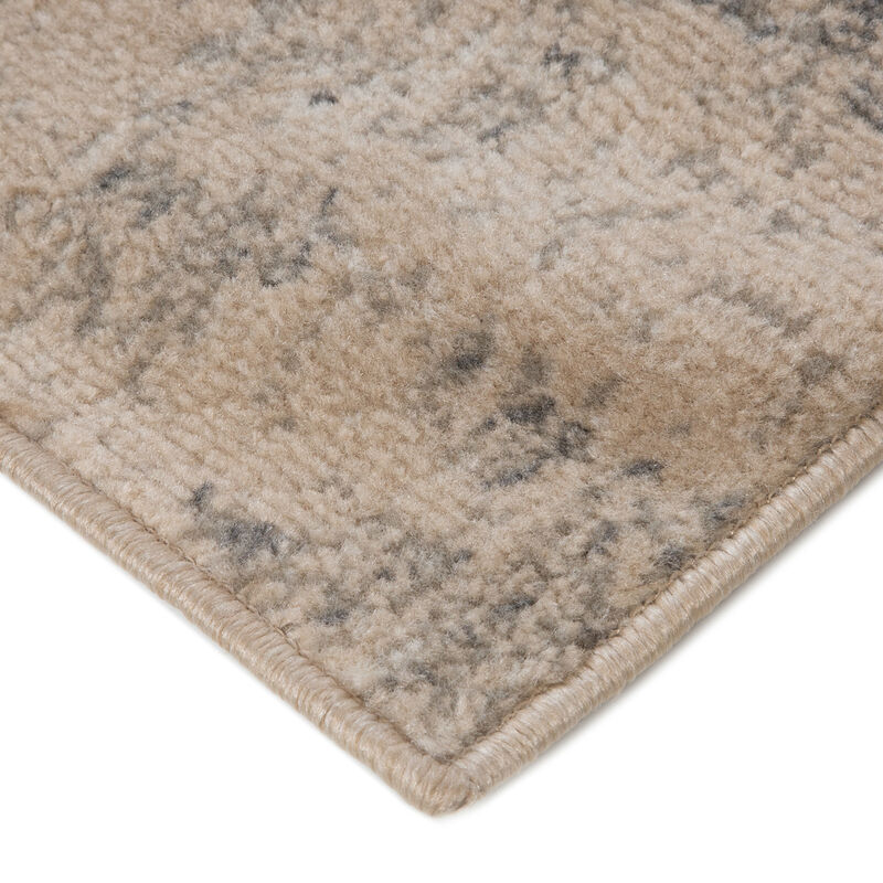 Alpine Cel Light Blue Abstract Area Rug 5'3" x 7'6"